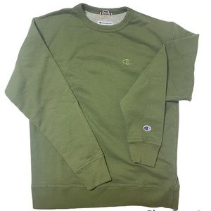 Mens Basic Green Champion Sweatshirt size M